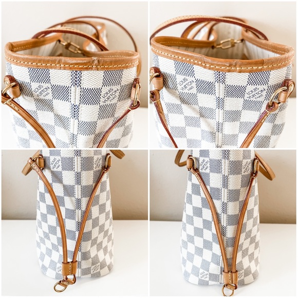 💰SOLD💰Louis Vuitton Damier Azure Neverfull PM - Picture 7 of 12